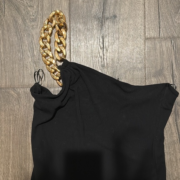NWT black love chain keyhole dress - Picture 3 of 6